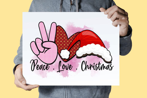 Peace Love Christmas Sublimation Bundle Sublimation Regulrcrative 