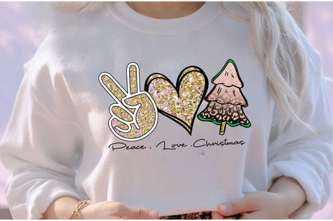Peace Love Christmas Sublimation Creativeart88 