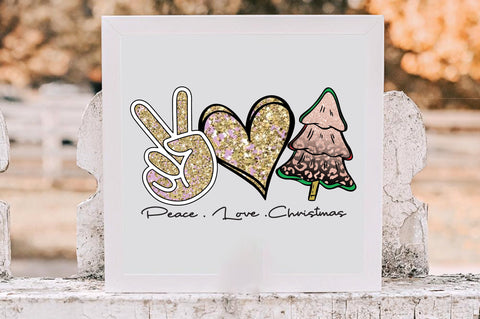 Peace Love Christmas Sublimation Creativeart88 
