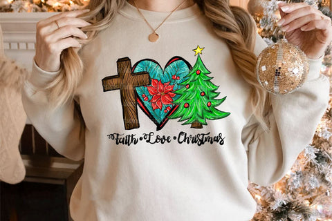 Peace Love Christmas Sublimation Design Sublimation LAM HOANG THUY 