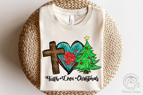 Peace Love Christmas Sublimation Design Sublimation LAM HOANG THUY 