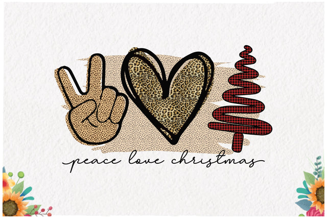 Peace Love Christmas Sublimation Sublimation Jagonath Roy 