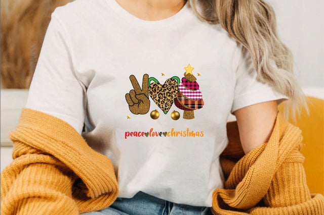 peace love christmas Sublimation SVGArt 