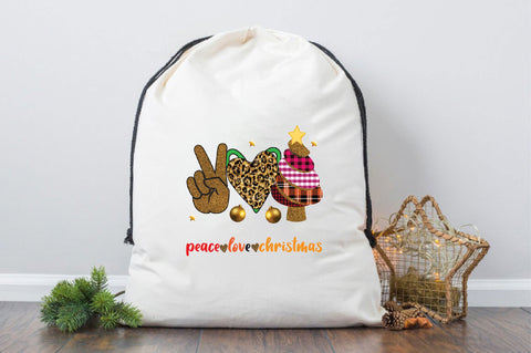 peace love christmas Sublimation SVGArt 