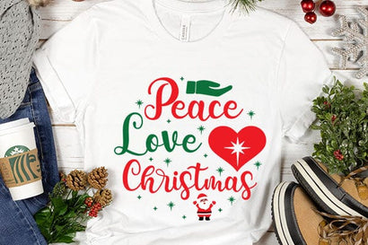 Peace Love Christmas SVG Angelina750 