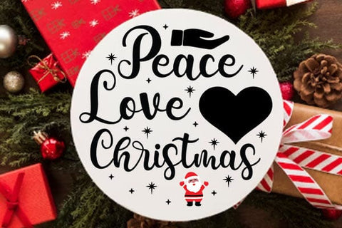 Peace Love Christmas SVG Angelina750 
