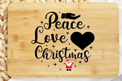 Peace Love Christmas SVG Angelina750 