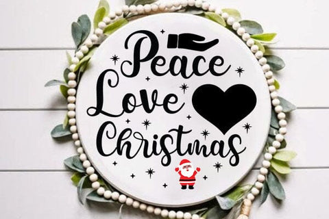Peace Love Christmas SVG Angelina750 