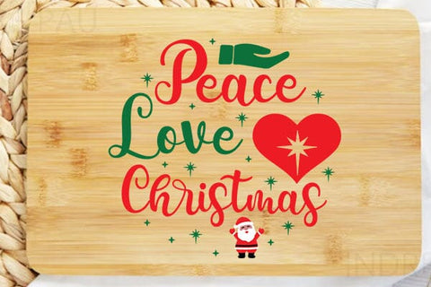 Peace Love Christmas SVG Angelina750 