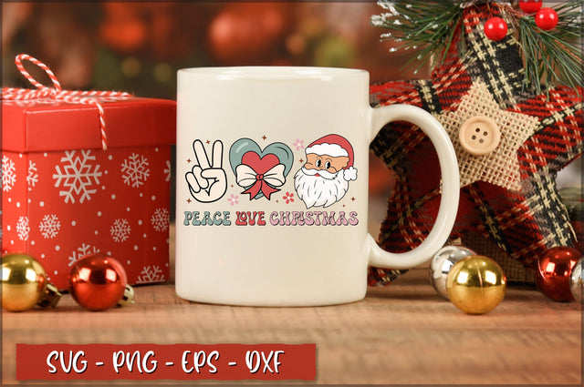 Peace Love Christmas SVG SVG Shetara Begum 