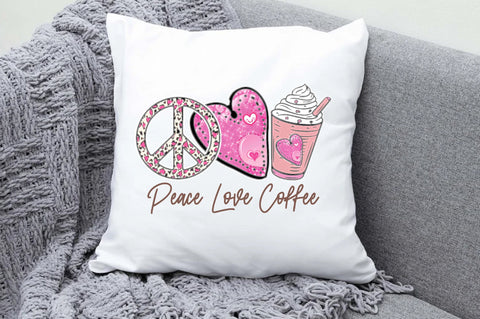 Peace Love Coffee Sublimation Sublimation Jagonath Roy 