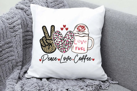 Peace Love Coffee Sublimation Sublimation Jagonath Roy 