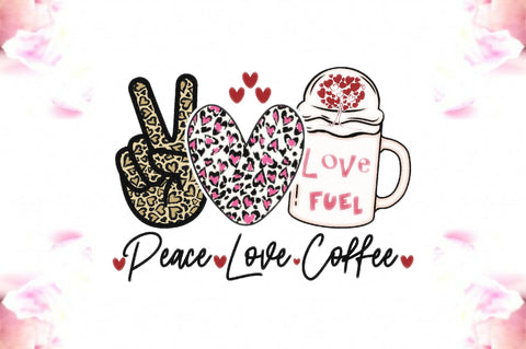 Peace Love Coffee Sublimation Sublimation Jagonath Roy 