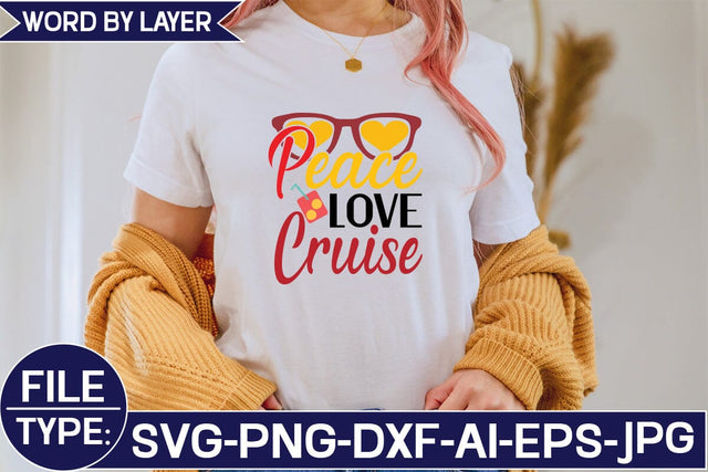 Peace Love Cruise SVG Cut File SVG Studio Innate 