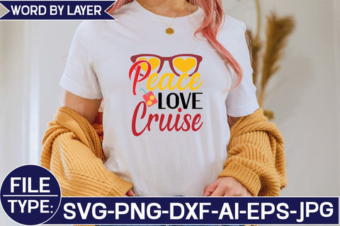 Peace Love Cruise SVG Cut File SVG Studio Innate 