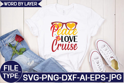 Peace Love Cruise SVG Cut File SVG Studio Innate 