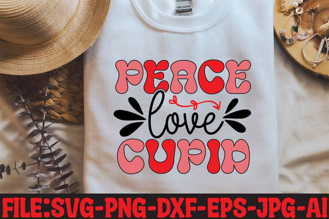 Peace Love Cupid SVG MStudio 
