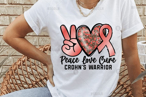 Peace love cure SVG Sublimation Regulrcrative 