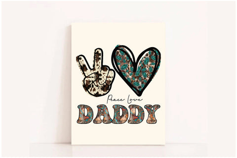 Peace Love Daddy Sublimation Sublimation Jagonath Roy 