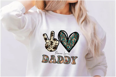 Peace Love Daddy Sublimation Sublimation Jagonath Roy 