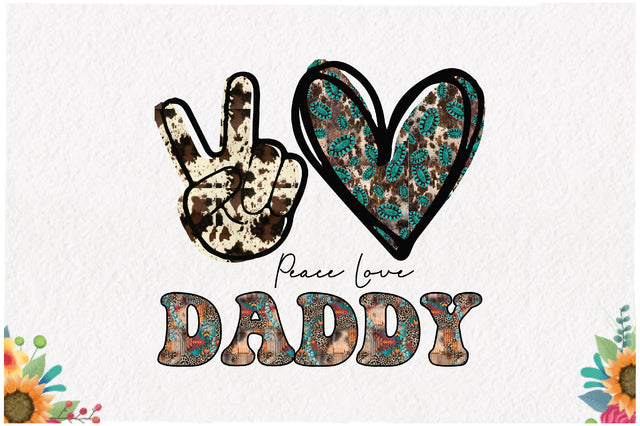 Peace Love Daddy Sublimation Sublimation Jagonath Roy 
