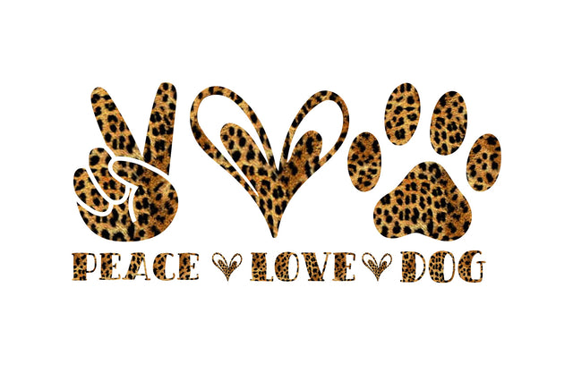 peace love dog Sublimation design SVG shah alam 