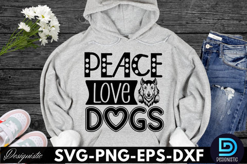 peace love dogs , Dog SVG Design SVG DESIGNISTIC 