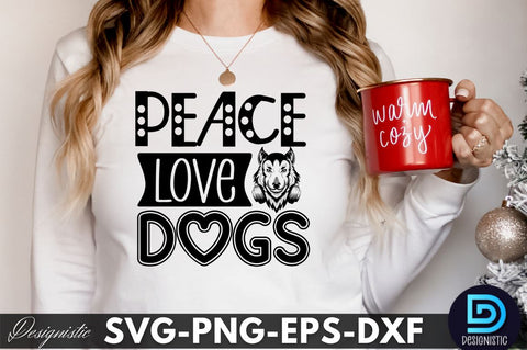 peace love dogs , Dog SVG Design SVG DESIGNISTIC 