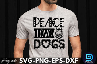 peace love dogs , Dog SVG Design SVG DESIGNISTIC 
