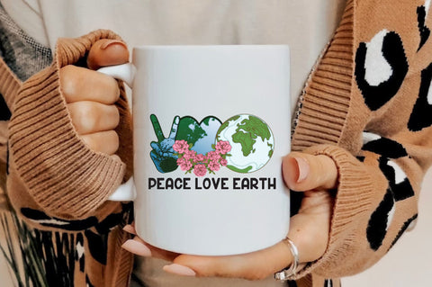 Peace Love Earth Day Sublimation Sublimation Jagonath Roy 