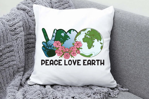 Peace Love Earth Day Sublimation Sublimation Jagonath Roy 