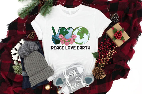 Peace Love Earth Day Sublimation Sublimation Jagonath Roy 