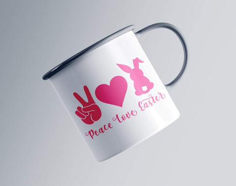 Peace Love Easter svg, Bunny svg, Rabbit svg, Happy Easter svg, Easter svg, Christian easter svg, Bunny Ears svg, Easter rabbit svg SVG CutLeafSvg 