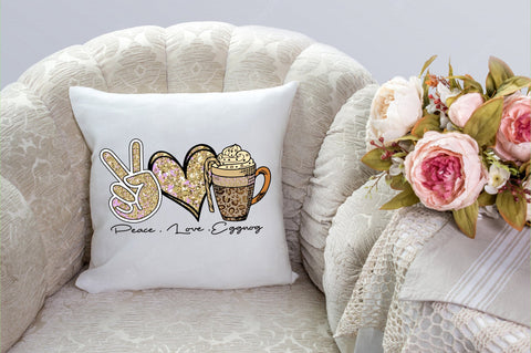 peace love Eggnog Sublimation Sublimation Creativeart88 