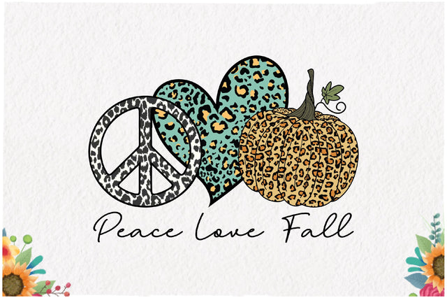Peace Love Fall Sublimation Sublimation Jagonath Roy 