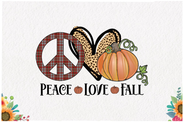 Peace Love Fall Sublimation Sublimation Jagonath Roy 