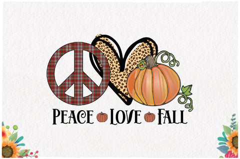 Peace Love Fall Sublimation Sublimation Jagonath Roy 