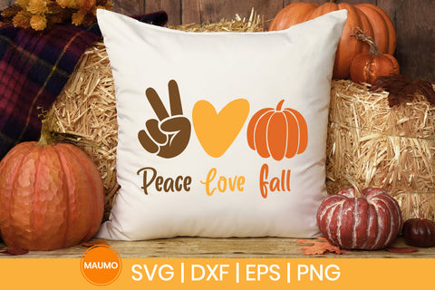 Peace love fall svg quote SVG Maumo Designs 