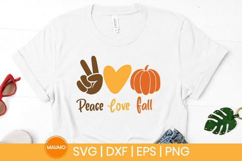 Peace love fall svg quote SVG Maumo Designs 