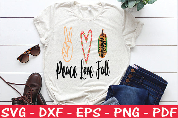 Peace Love Fall SVG SVG thesvgfactory 