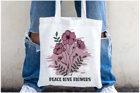Peace Love Flowers Sublimation Sublimation Jagonath Roy 
