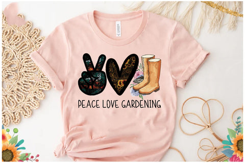Peace Love Gardening Sublimation Sublimation Jagonath Roy 