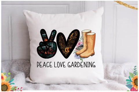 Peace Love Gardening Sublimation Sublimation Jagonath Roy 