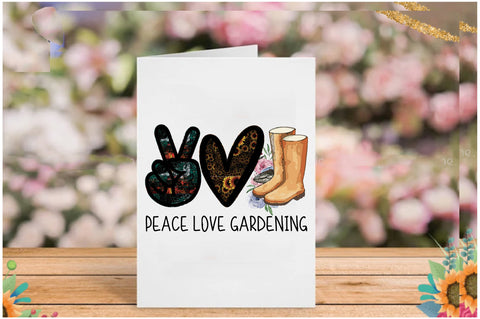 Peace Love Gardening Sublimation Sublimation Jagonath Roy 