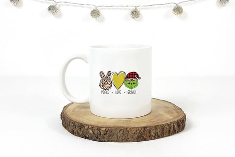 Peace Love Grinch | Christmas PNG Sublimation Sublimation CraftLabSVG 