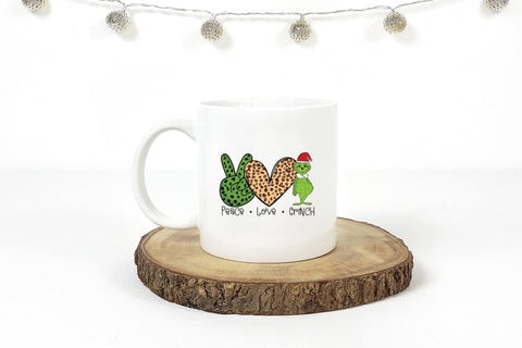 Peace Love Grinch PNG Christmas Sublimation Sublimation CraftLabSVG 