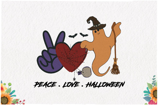 Peace Love Halloween Sublimation Sublimation Jagonath Roy 