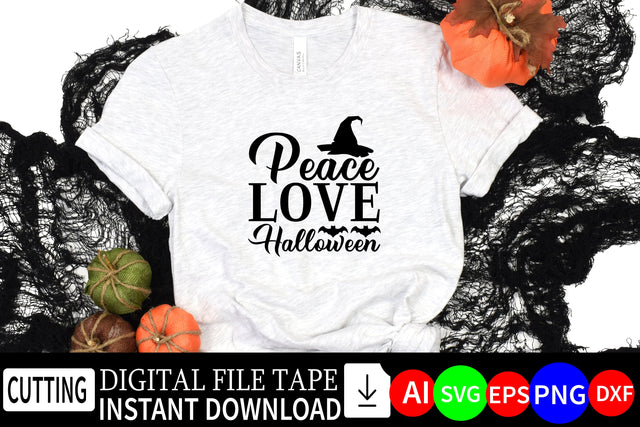 Peace Love Halloween SVG CraftlabSvg29 