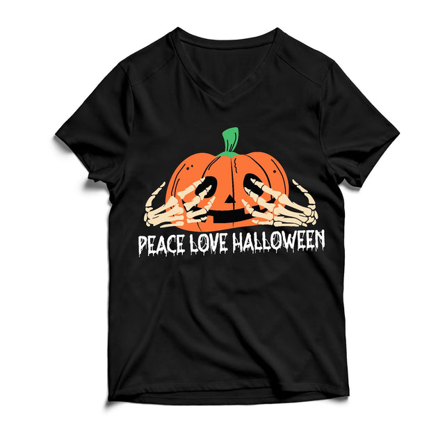 Peace Love Halloween SVG Cut File , Peace Love Halloween Sublimation Design SVG BlackCatsMedia 