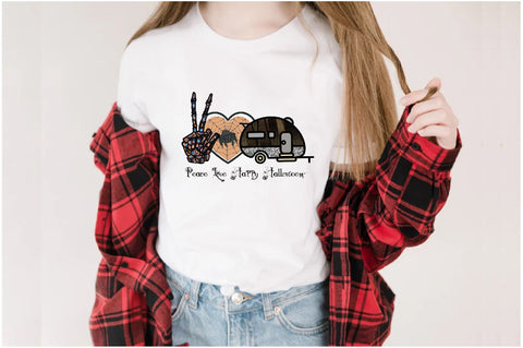 Peace Love Happy Halloween Sublimation Sublimation Jagonath Roy 